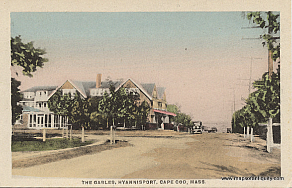 Antique-Postcard-The-Gables-Hyannisport-Cape-Cod-Mass.---Postcard-******-Antique-Postcards-Cape-Cod-and-Islands-1905-1935-E.D.-West-Maps-Of-Antiquity