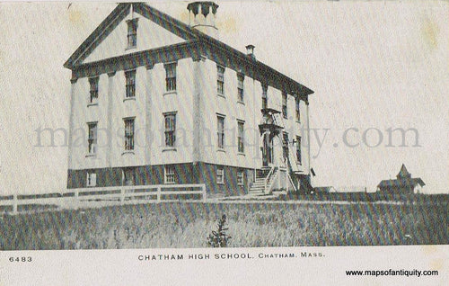 Antique-Postcard-Post-Card-Postcards-Cards-Chatham-Mass.-Massachusetts-Cape-Cod-MA-Town-History-High-School-1910s-1900s-Early-20th-Century-Maps-of-Antiquity