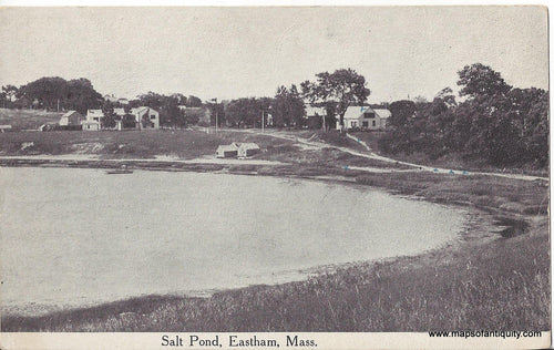Genuine-Antique-Post-Card-Salt-Pond-Eastham-Mass-Antique-Postcard-1907-1914-E-C-Kropp-Co--Maps-Of-Antiquity